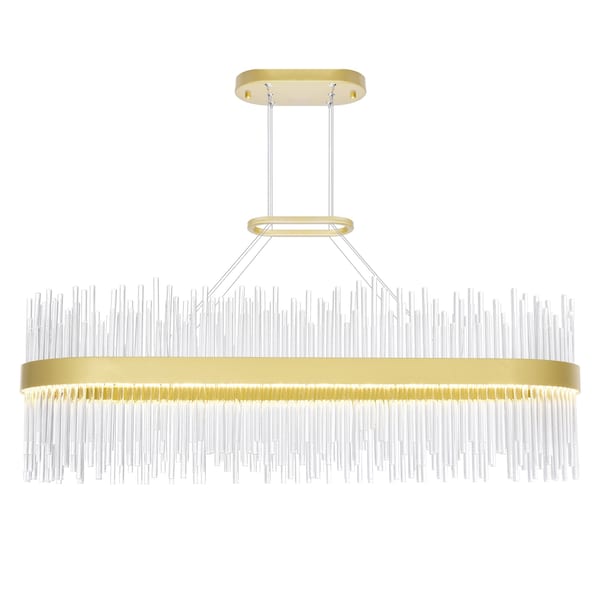Cwi Lighting Genevieve LED Chandelier With Medallion Gold Finish 1063P39-169-RC - main